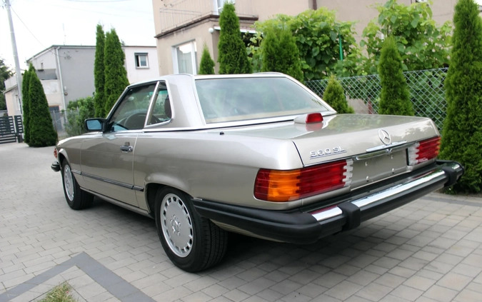 Mercedes-Benz SL cena 99000 przebieg: 135893, rok produkcji 1986 z Poznań małe 781